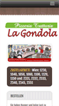 Mobile Screenshot of pizza-lagondola.at